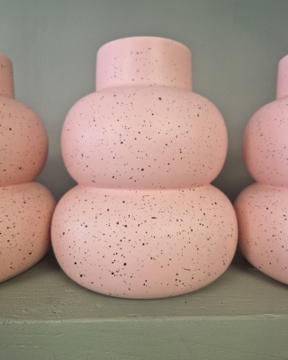 Pink Bubble Vase