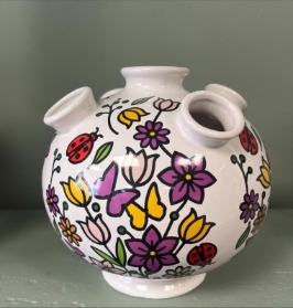 Multi Coloured vase